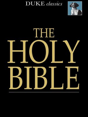 cover image of The Holy Bible